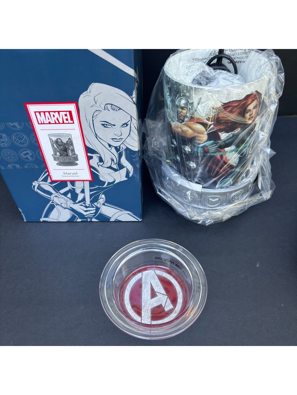 Scentsy Warmer Marvel's Avengers Captain America Hulk Ironman Black Widow